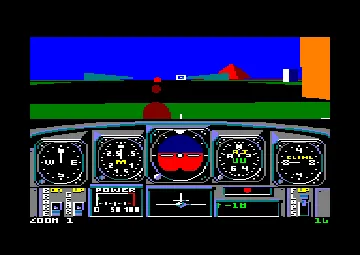 Chuck Yeager's Advanced Flight Trainer (UK) (64K) (1988) screen shot game playing